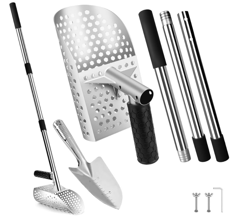 Flat-Back Heavy Sifting Shovel with Kick Footplate